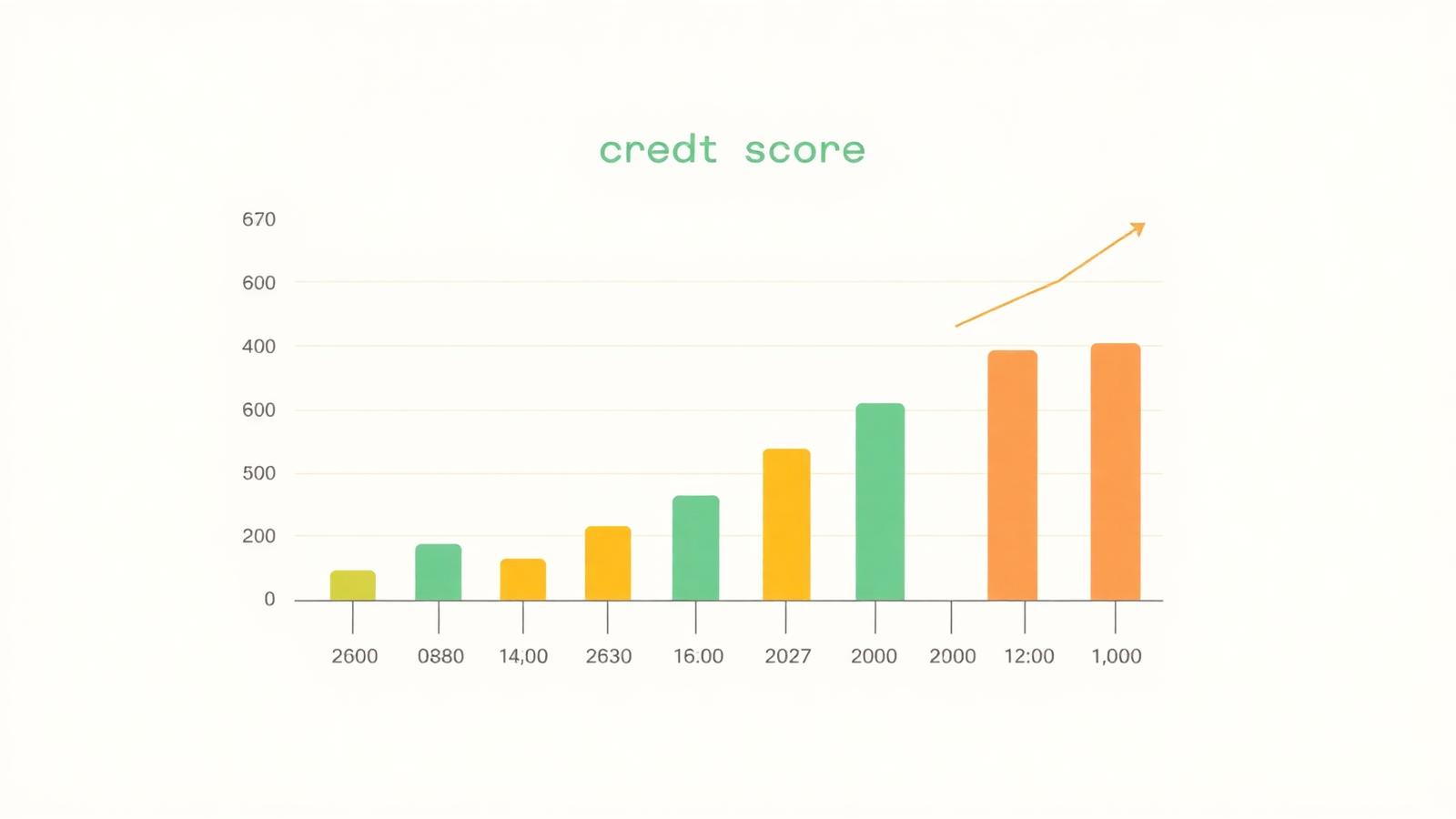 Bar chart illustrating credit score growth over six months for a thin credit file after an authorized user tradeline is added
